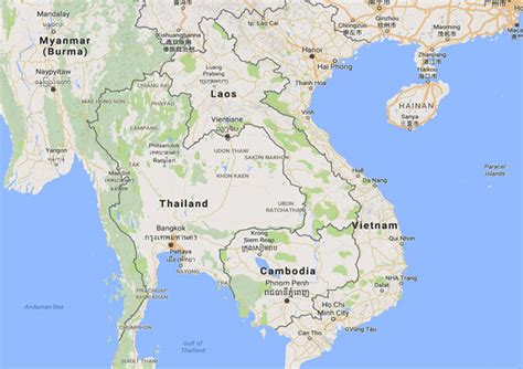 Vietnam And Cambodia Travel Maps