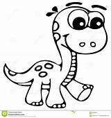 Dinosaur Coloring Pages Cute Dino Kids Baby Drawing Cartoon Dinosaurs Printable Color Drawings Clipart Simple Print Rex Colouring Colour Raptor sketch template