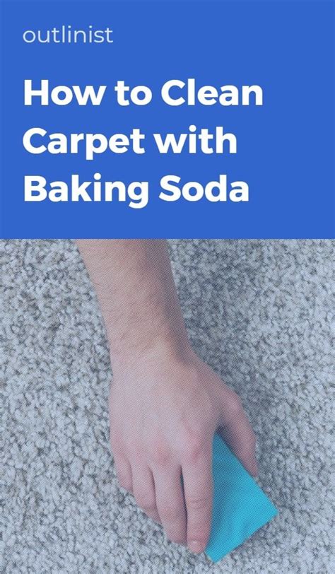 clean carpet  baking soda outlinist   clean carpet