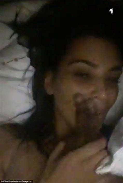 kim kardashian shares incredibly intimate video of herself in bed with kayne west daily mail