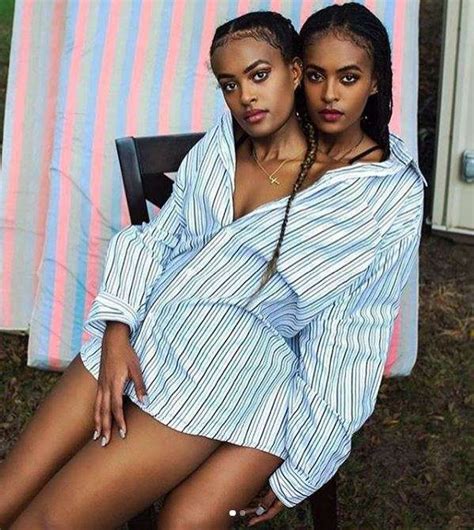 these twins photoshoot will have you making a double take