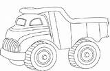 Truck Dump Kids Coloring Preschoolers Pages Bestofcoloring Activity Via Template sketch template