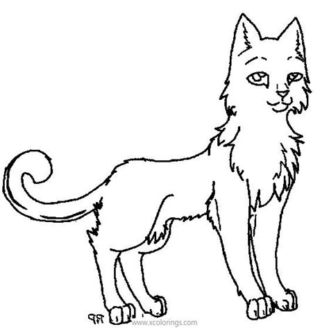 warrior cat coloring pages printable xcoloringscom