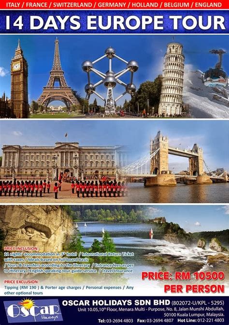 oscar tours europe  package