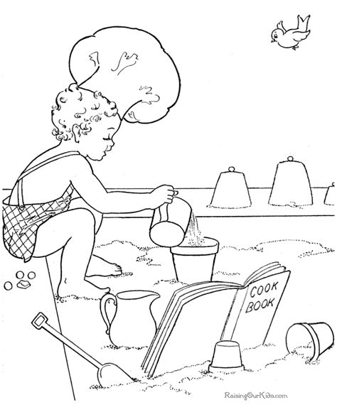 summer safety coloring pages   summer safety coloring