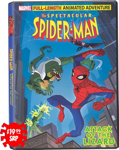 spectacular spider man  dvd spider man crawlspace
