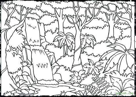 jungle scenery drawing  getdrawings