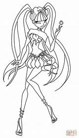 Musa Colorare Disegni Coloring Winx Dibujos Ausmalbild Lineart Aisha Bloom Tecna Sirenix Incantevole Ausdrucken Disegnare Kostenlos sketch template