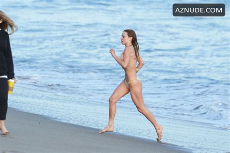 Francesca Eastwood Sexy And Topless On The Beach In Malibu Aznude