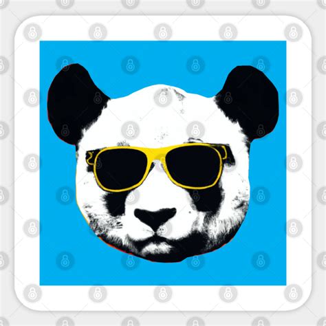 Glasses Panda Panda Sticker Teepublic