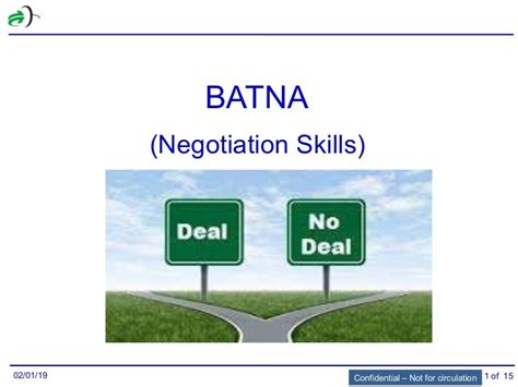 batna watna finding   negotiation power batna explained