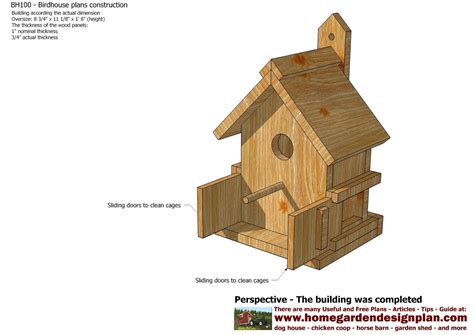 build  wooden bird house languageen  diy birdhouse plans   attract