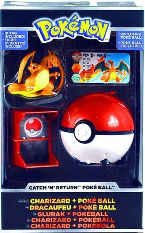 Pokemon Catch N Return Pokeball Charizard Poke Ball Figure