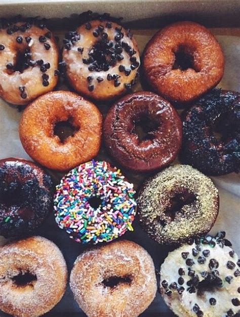 chocolate colour delicious donut donuts doughnuts food fun love round sprinkles tasty