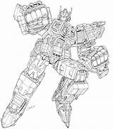 Transformers Optimus Coloring Pages Prime sketch template