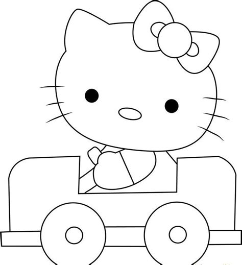 kitty bow coloring page  popular svg design