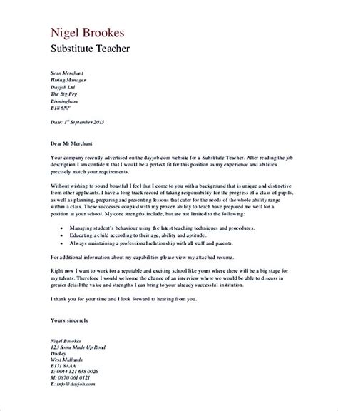 teaching cover letter examples  successful job application