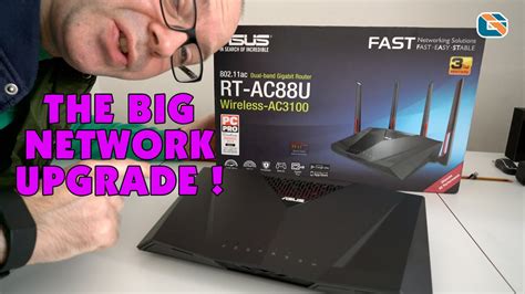 the big network upgrade ft asus rt ac88u youtube