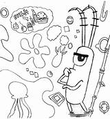 Plankton Spongebob Stealing Netart sketch template