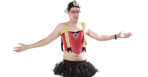 Buzzfeeds Men Try On Ladies Sexy Halloween Costumes Is Just As