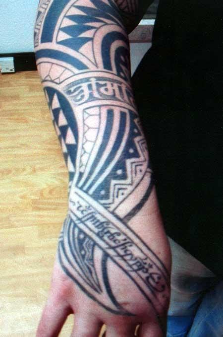 information and technology sleeve tattoos