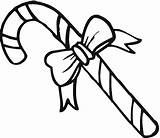 Candy Cane Coloring Pages Christmas Drawing Drawings Printable Kids Bow Canes Template Decorating Hair Clipart Peppermint Tree Line Easy Decorations sketch template