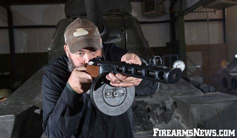 shooting  soviet xmm ppsh  submachine gun firearms news