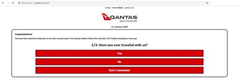 qantas airline  celebrating   birthday    scam