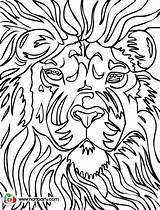 Lion Sherpa Trace Painting Traceable Coloring Paint Face Pages Designs Traceables Able Patterns Drawing Hart Doodles Zentangles Party Journaling Lesson sketch template