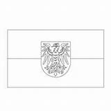Brandenburg Flagge Ausmalen Wappen Hellokids Malvorlage Fahne Bandera Brandenburgo Flaggen Yodibujo Escudos Alemania Breme Sachsen Malbogen sketch template