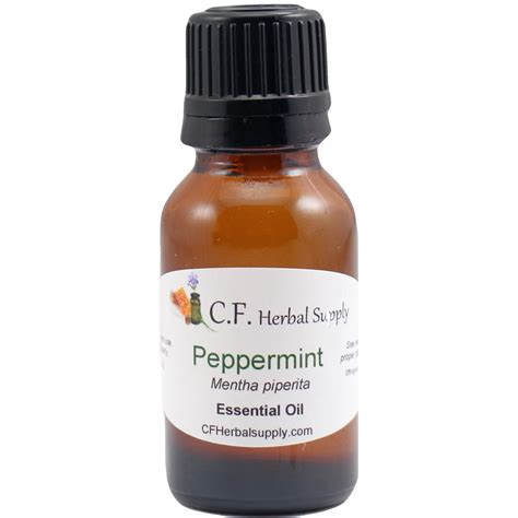 peppermint essential oil organic cf herbal supply