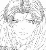 Snk Lineart Levi Rivaille sketch template