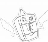 Rotom Mow Frost sketch template