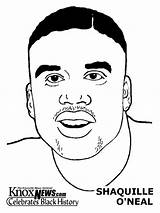 Sportspeople Shaquille Print Coloring Pages sketch template