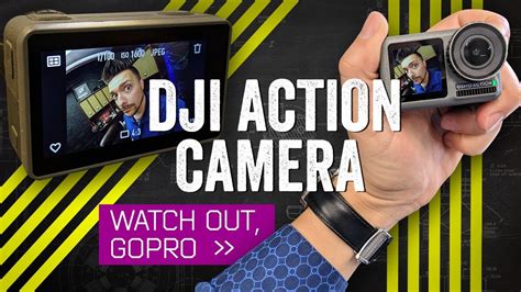 dji osmo action  gopro  double  displays youtube