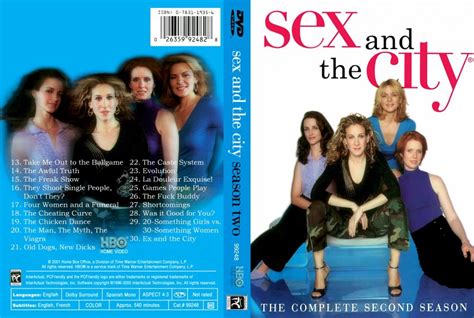 sex and the city season 2 with episode titles movie dvd scanned covers 3123sex and the city