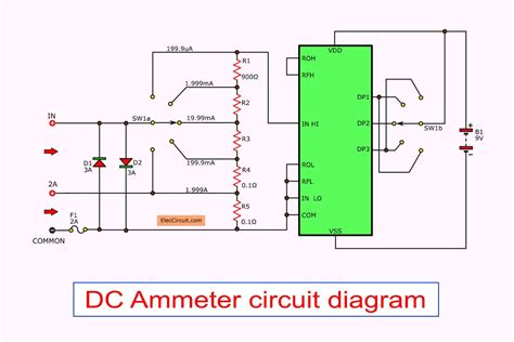 digital multimeter circuit diagram  wiring diagram  schematics