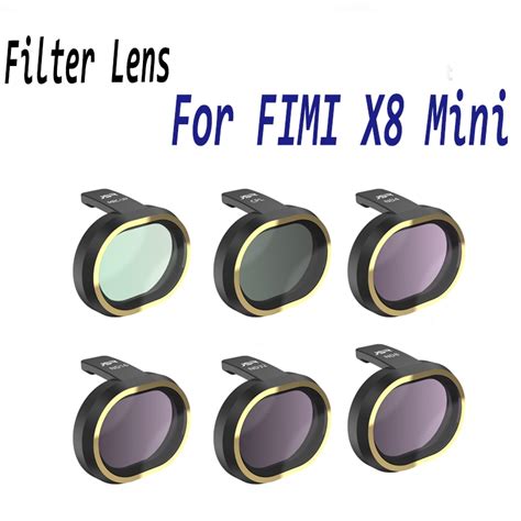 drone camera lens filters set  fimi  mini mcuv  ndpl set camera lens accessory