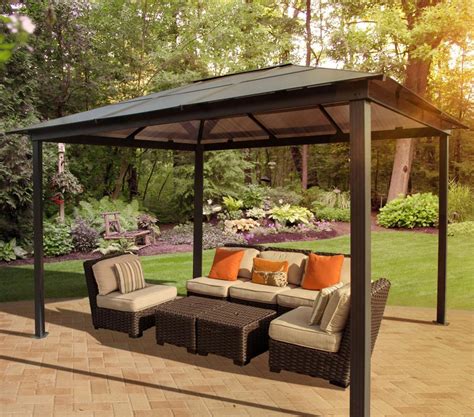 patio gazebo canopy outdoor living garden deck pool roof sun shade entertain