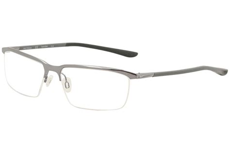 nike nike mens eyeglasses   gunmetal  rim titanium optical frame mm walmart