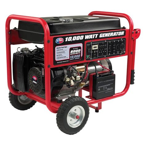 All Power 10000w 420 Cc Generator Electric Push Start Include Battery
