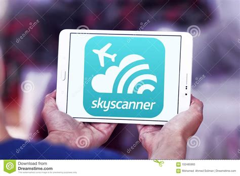 skyscanner logo editorial stock photo image  cars