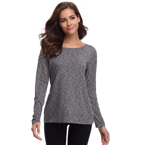 Miss Moly Miss Moly Women S Round Neck Long Sleeve Knit