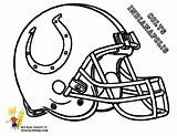Coloring Pages Football Helmet Nfl Team Logo Broncos Colts Raiders Indianapolis Drawing Helmets 49ers Teams Carolina Rugby Ffa Color Kids sketch template