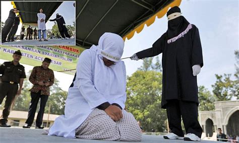 indonesian is whipped 100 times for sex outside marriage