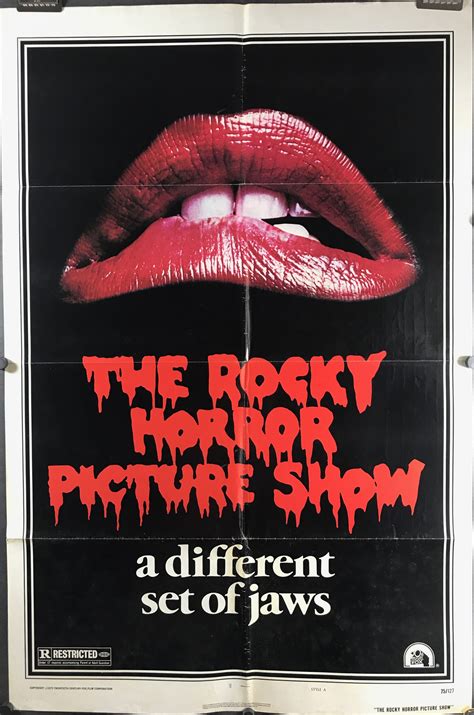 rocky horror picture show original style  vintage  poster