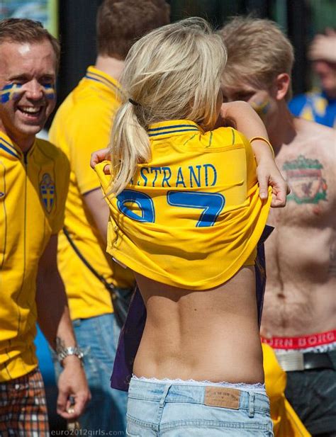 swedish girl soccer girl hot football fans