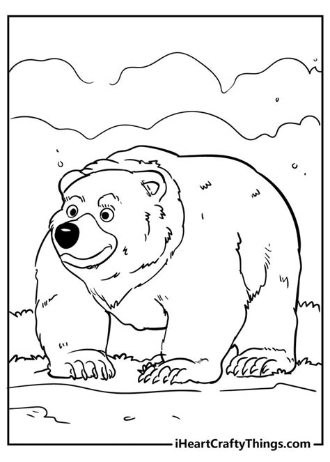 bear coloring pages   printables