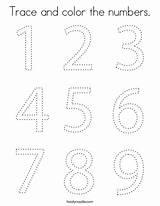 Numbers Twistynoodle sketch template