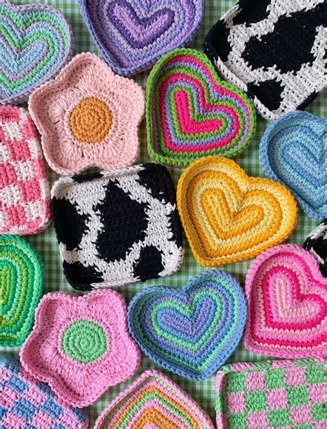 crochet flower pattern crochet flower trinket dish pattern etsy uk
